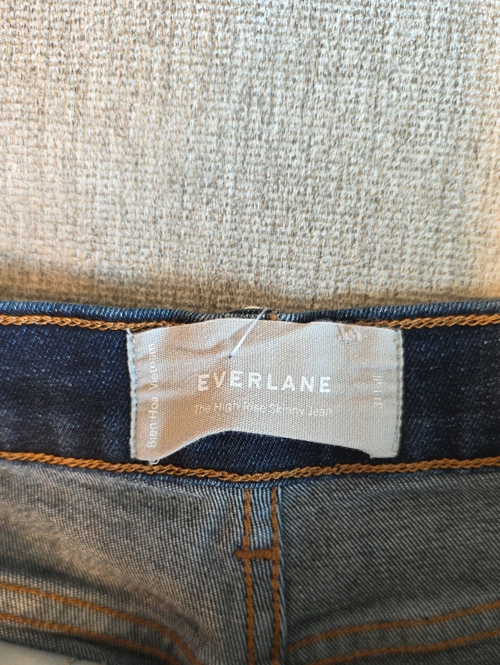 Everlane Dark Wash Skinny Jean 31 - Picture 5 of 8